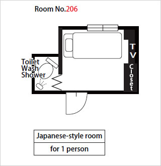 日式單人房