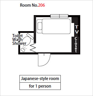 Japanese Style Single Room