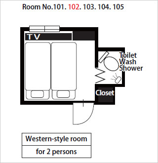 Western Style Twin Room